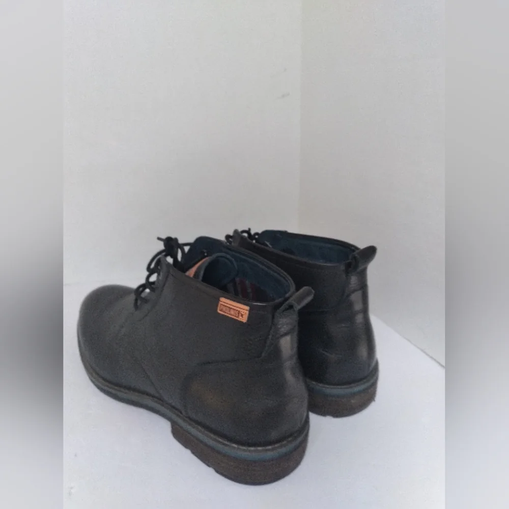 Classic Black Leather Chukka Boots‎ Casual Dress Ankle Boots Size 11